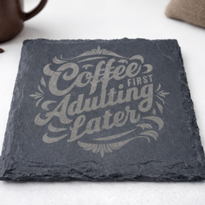 Coffee First Slate Coaster
